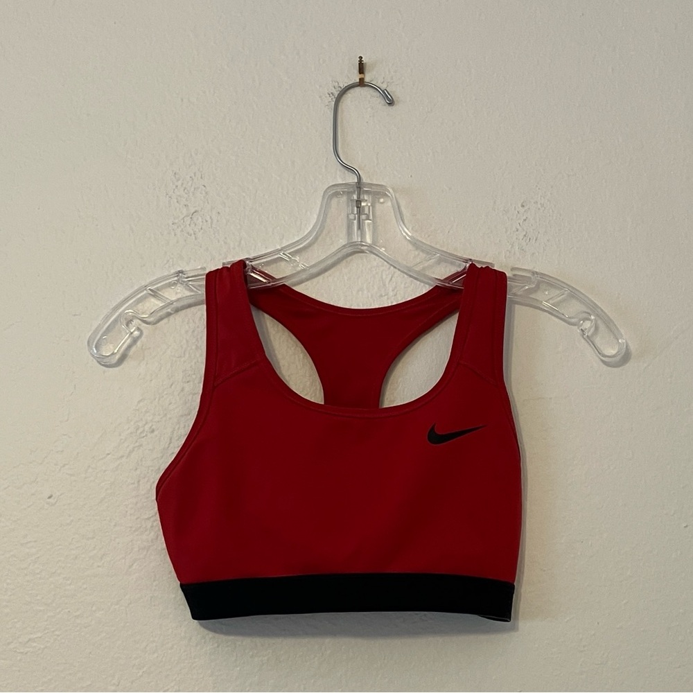 Red Nike Sports Bra